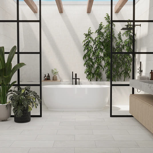 Campbell Bianco Rectangle 12x24 | Tile Club