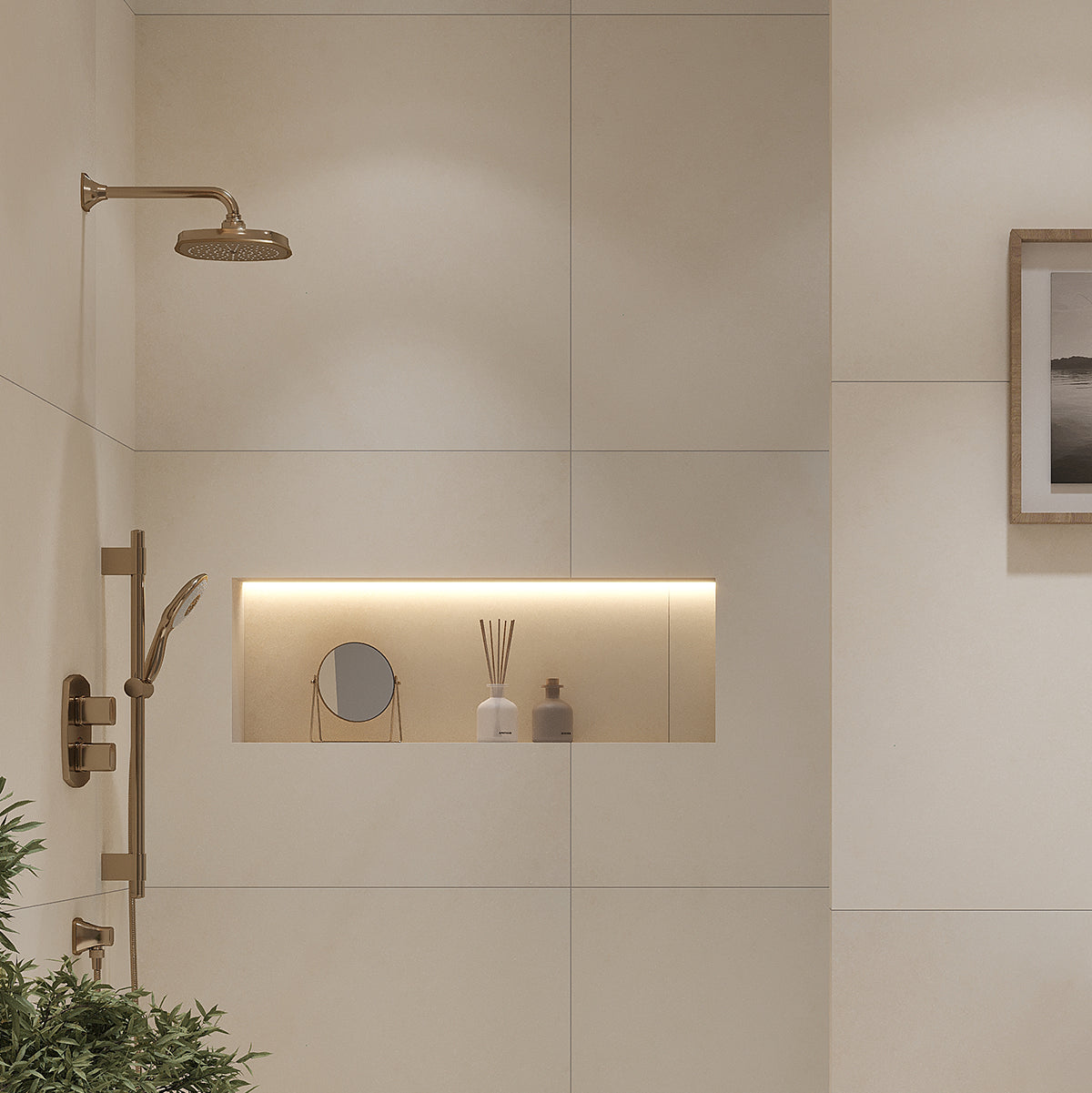 Candoglia Avorio Marble Look Porcelain Tile 36x36