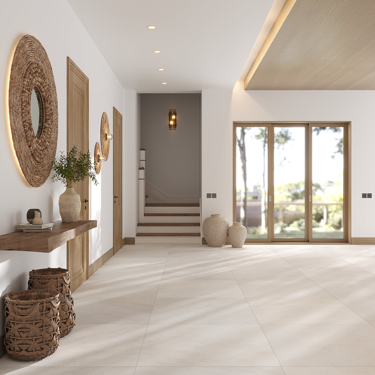 Candoglia Bianco Marble Look Porcelain Tile 24x48