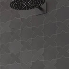 Carmel Matte Black Porcelain Star Tile | Tile Club