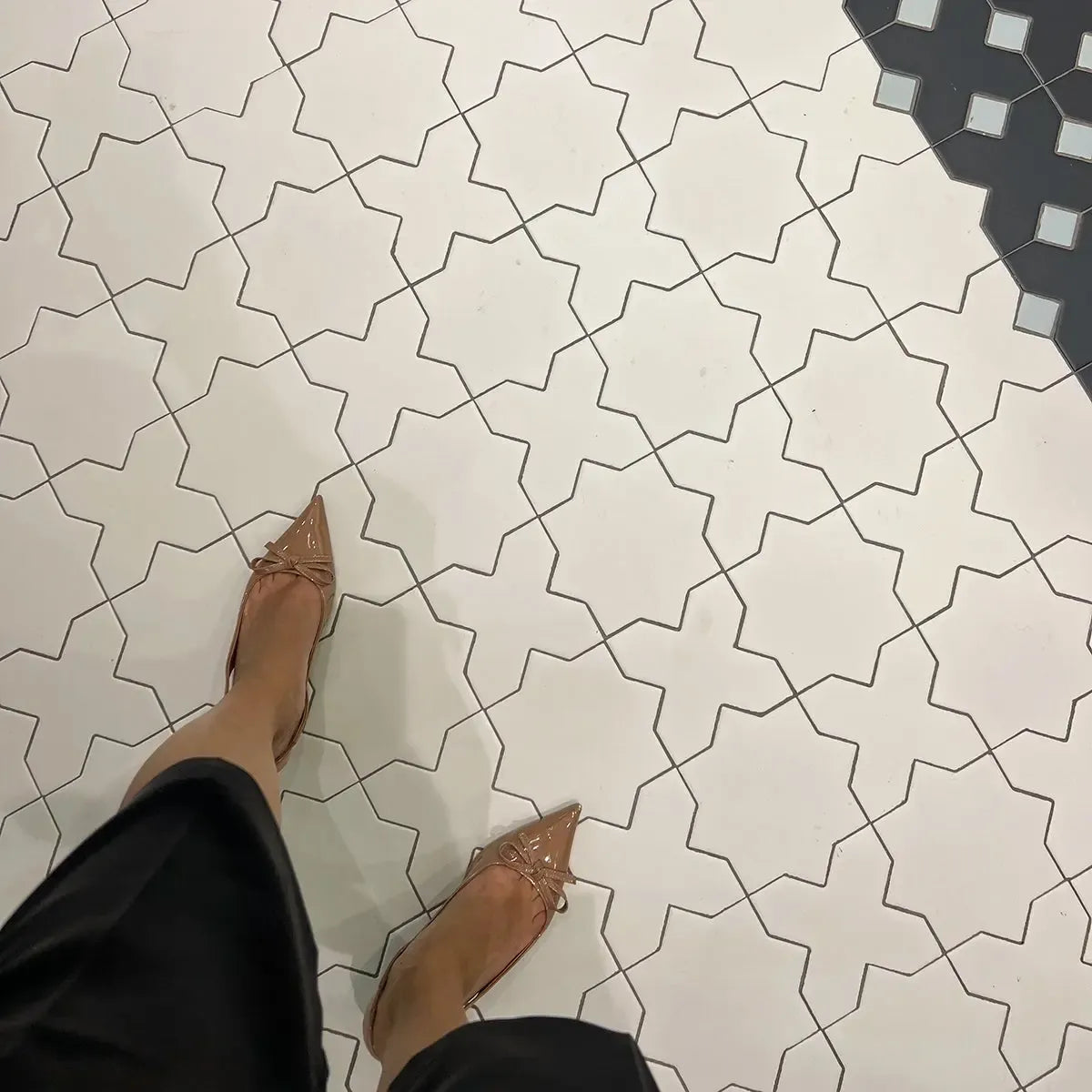 Carmel Matte White Porcelain Cross Tile | Tile Club