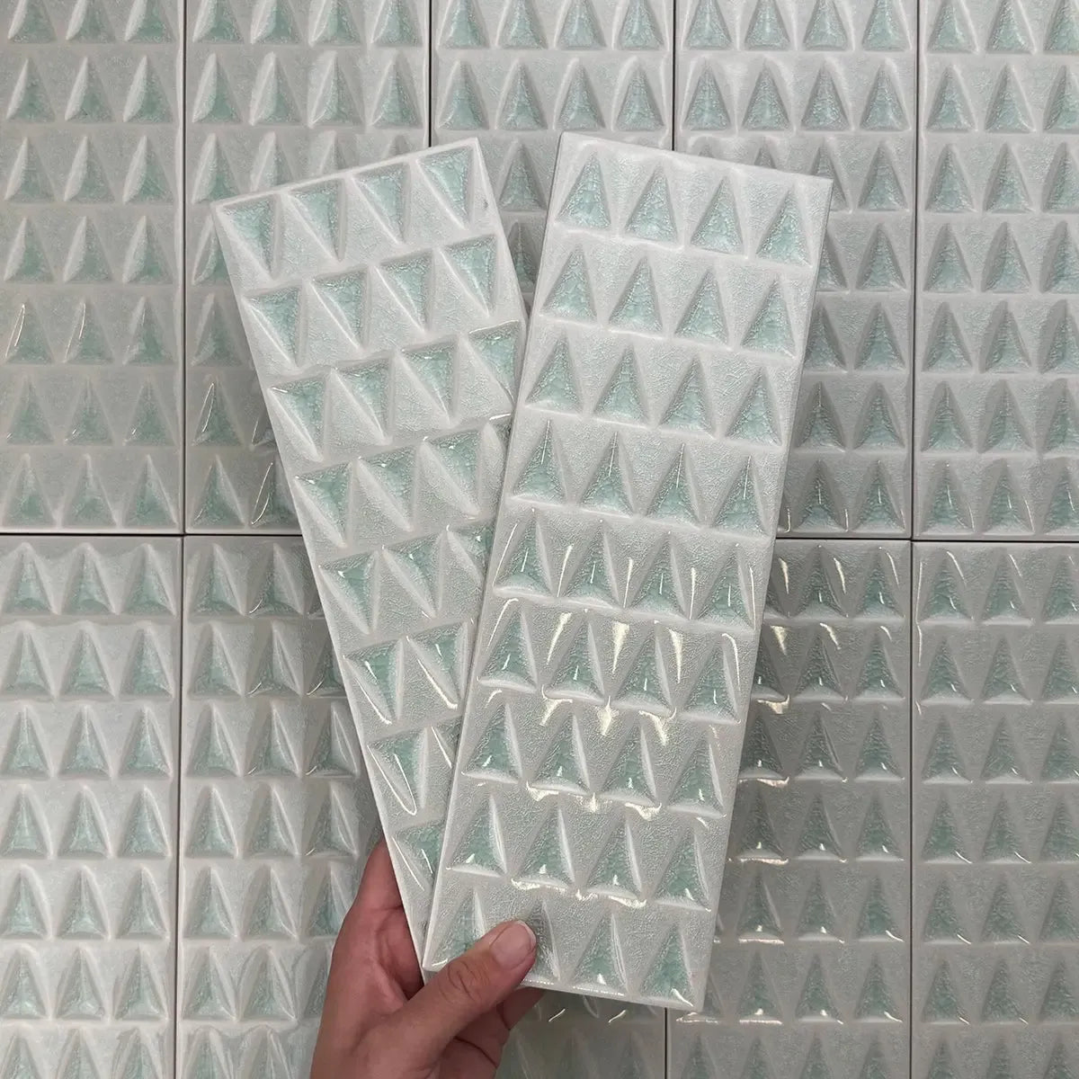 Cayo Green Crackle Ceramic Subway Tile | Tile Club