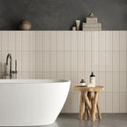 Cayo White Crackle Ceramic Subway Tile | Tile Club