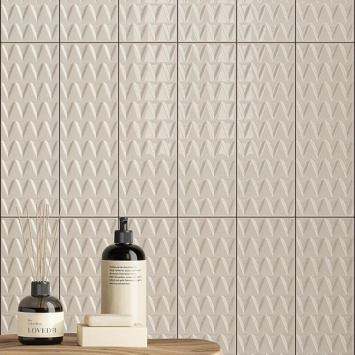 Cayo White Crackle Ceramic Subway Tile | Tile Club