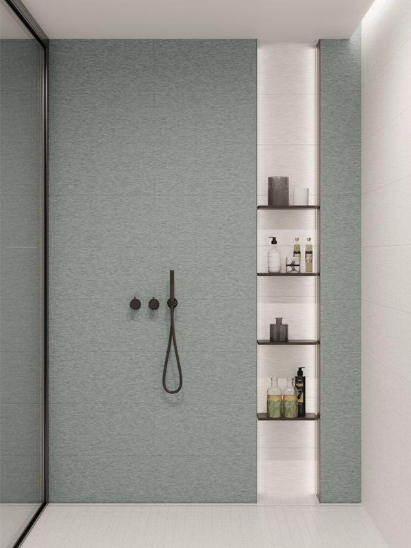 Chambray Green Thread Porcelain Tile 24x48 | Tile Club