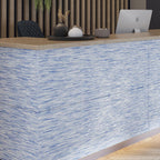 Chambray Blue Thread Porcelain Tile 24x48 | Tile Club