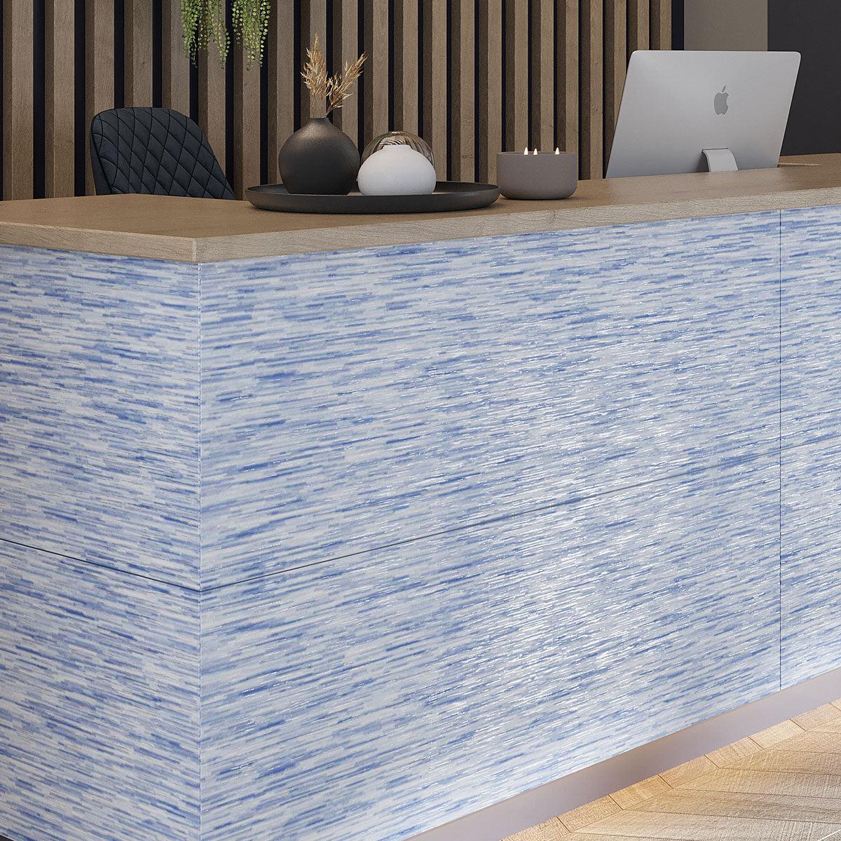 Chambray Blue Thread Porcelain Tile 24x48 | Tile Club