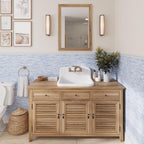 Chambray Blue Thread Porcelain Tile 24x48 | Tile Club