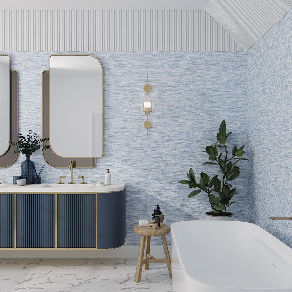 Chambray Blue Thread Porcelain Tile 24x48 | Tile Club