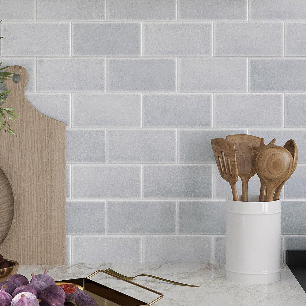 Tile Club | Chateau Blue 3X6 Crackle Ceramic Wall Tile