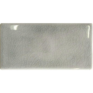 Sage Green crackle ceramic subway tile