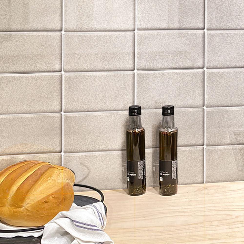 Chateau White 3X6 Ceramic Subway Tile