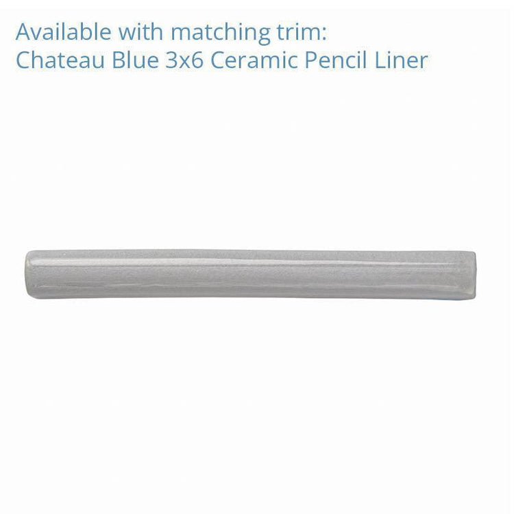 Chateau Blue 3X6 Ceramic Subway Tile