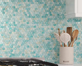Mermaid Dreams Glass Mosaic Tiles