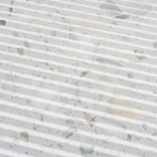 Coastal Sky Ridged Terrazzo Tile 12" x 24" | Tile Club