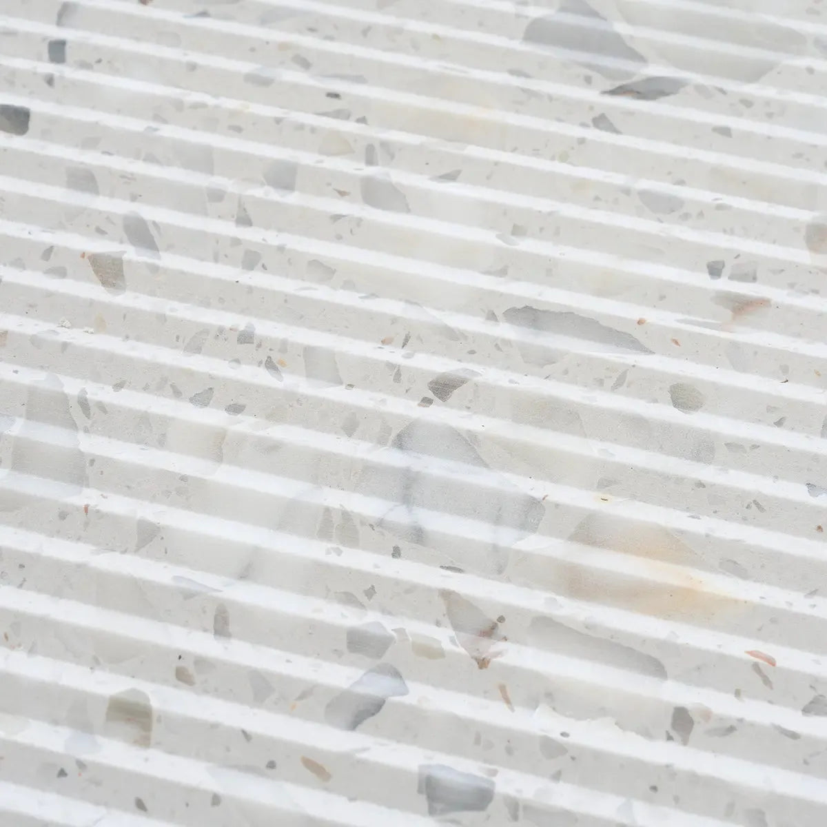 Coastal Sky Ridged Terrazzo Tile 12" x 24" | Tile Club