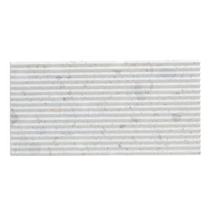 Coastal Sky Ridged Terrazzo Tile 12" x 24" | Tile Club