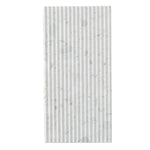 Coastal Sky Ridged Terrazzo Tile Sample | Tile Club