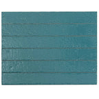 Colobric Bright Teal Brick 2x16 Ceramic Wall Tile | Tile Club