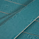 Colobric Bright Teal Brick 2x16 Ceramic Wall Tile | Tile Club