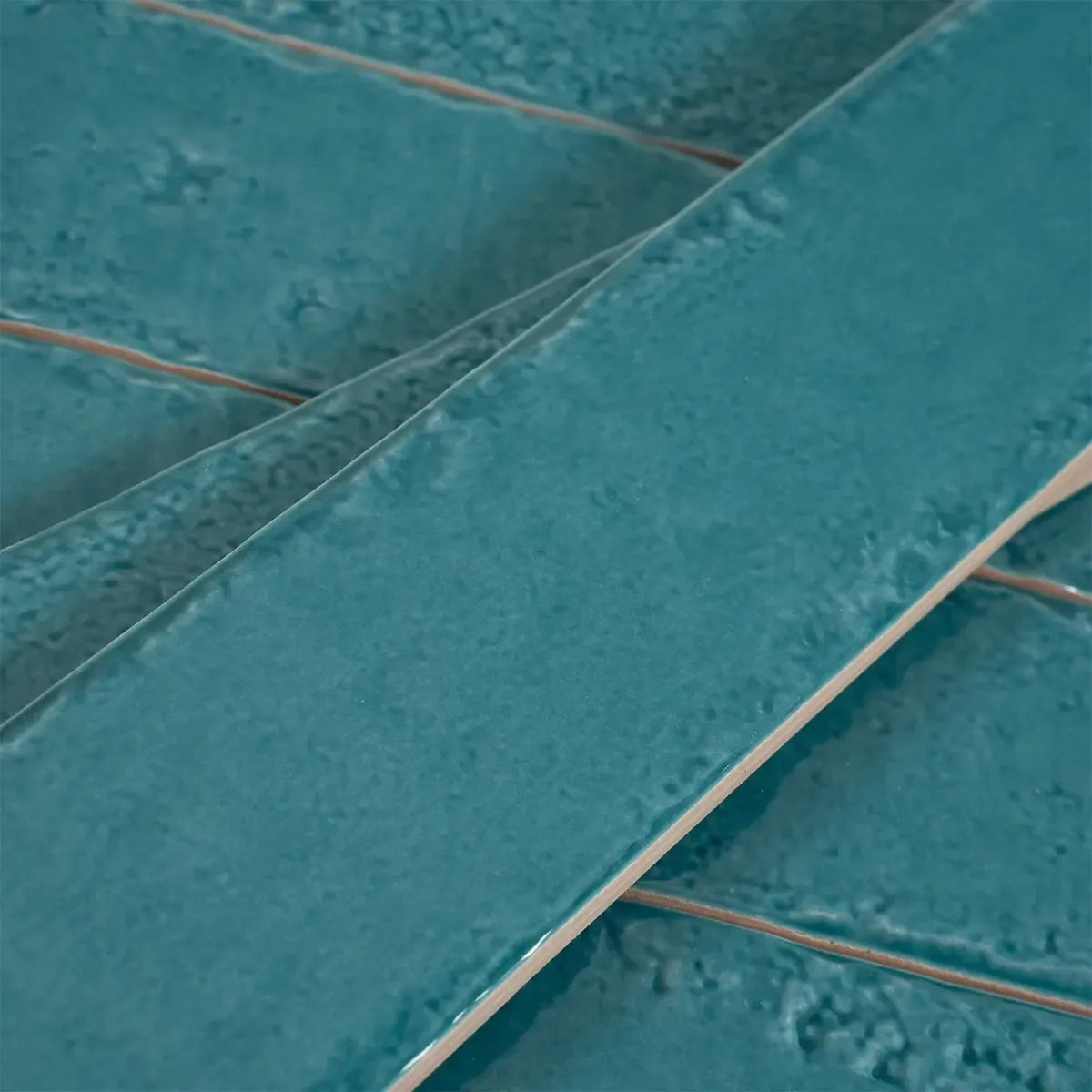 Colobric Bright Teal Brick 2x16 Ceramic Wall Tile | Tile Club