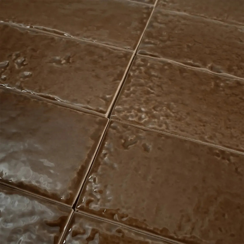Colobric Brown Brick 2x16 Ceramic Wall Tile | Tile Club