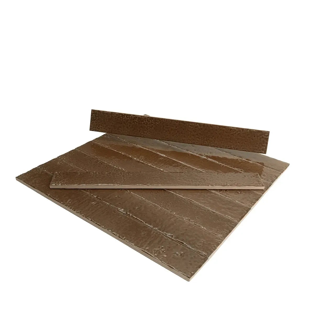 Colobric Brown Brick 2x16 Ceramic Wall Tile | Tile Club