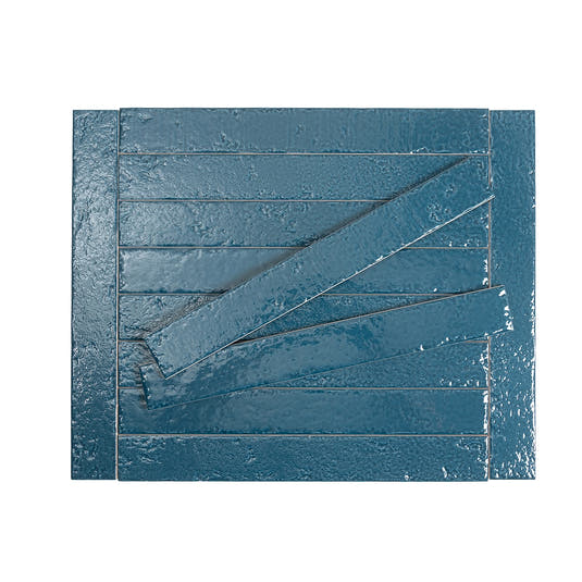Colobric Dark Blue Brick 2x16 Ceramic Wall Tile | Tile Club