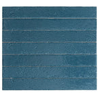 Colobric Dark Blue Brick 2x16 Ceramic Wall Tile | Tile Club