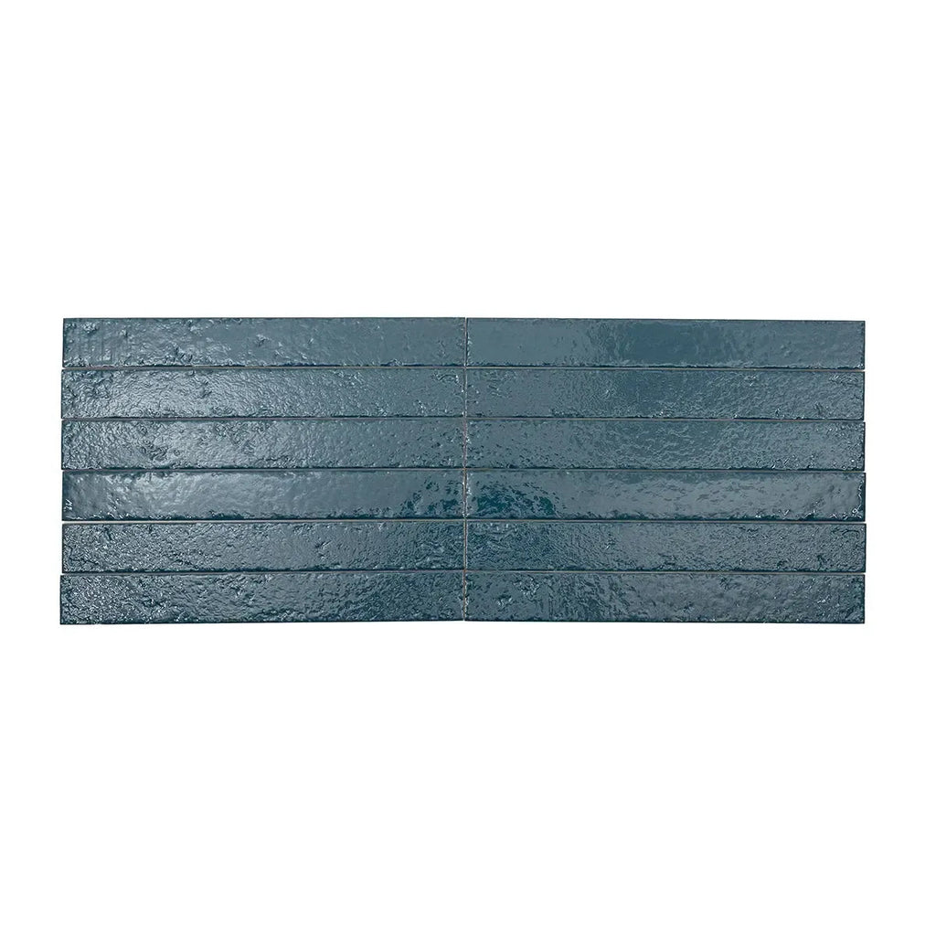Colobric Dark Blue Brick 2x16 Ceramic Wall Tile | Tile Club