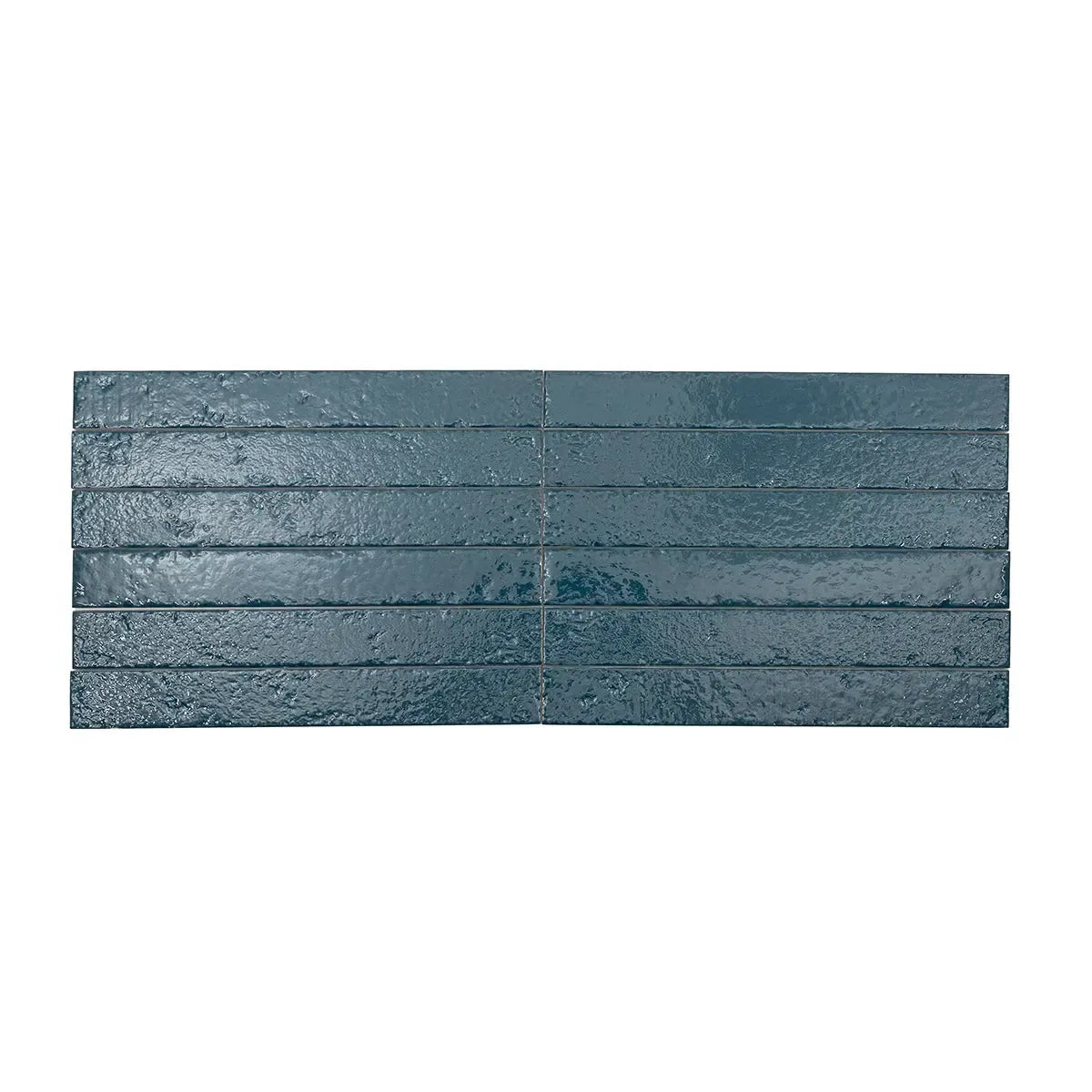Colobric Dark Blue Brick 2x16 Ceramic Wall Tile | Tile Club