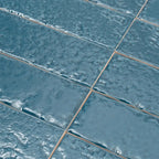 Colobric Dark Blue Brick 2x16 Ceramic Wall Tile | Tile Club