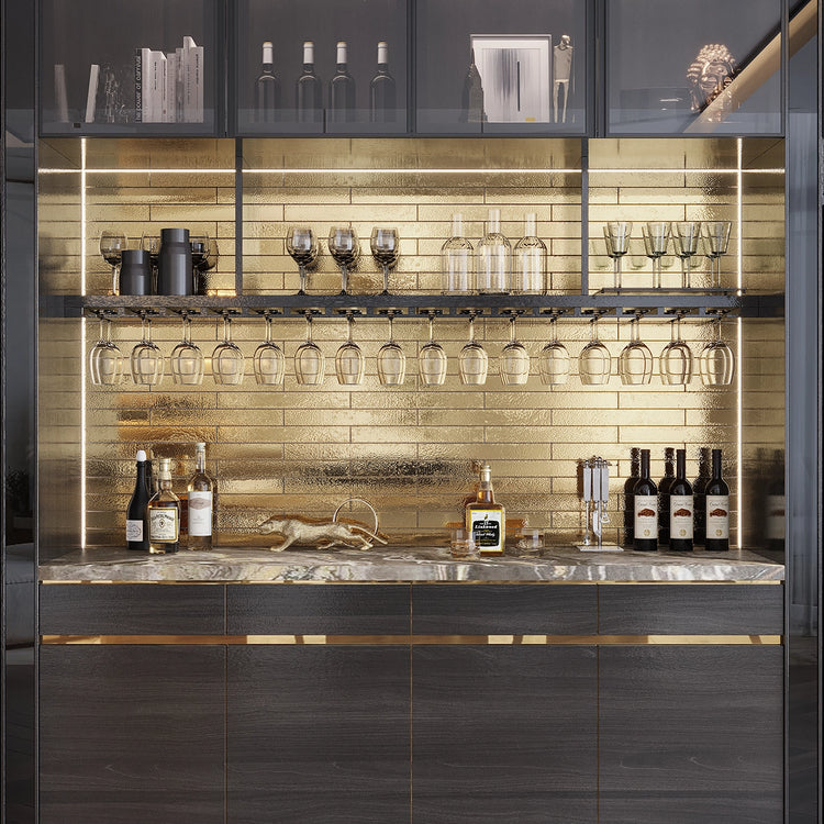 Colobric Glossy Gold 2x16 Ceramic Wall Tile | Tile Club