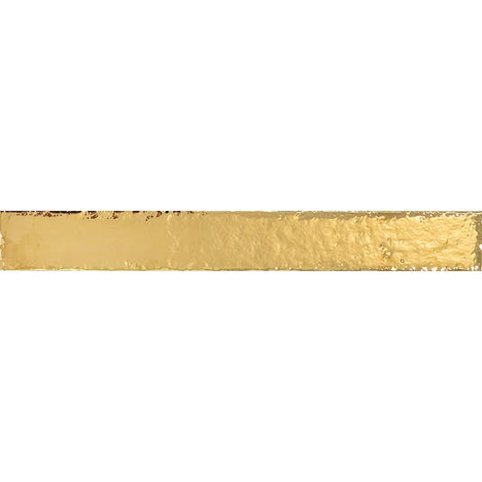 Colobric Glossy Gold 2x16 Ceramic Wall Tile Sample