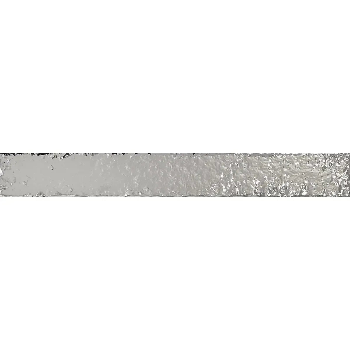 Colobric Glossy Silver 2x16 Ceramic Wall Tile | Tile Club