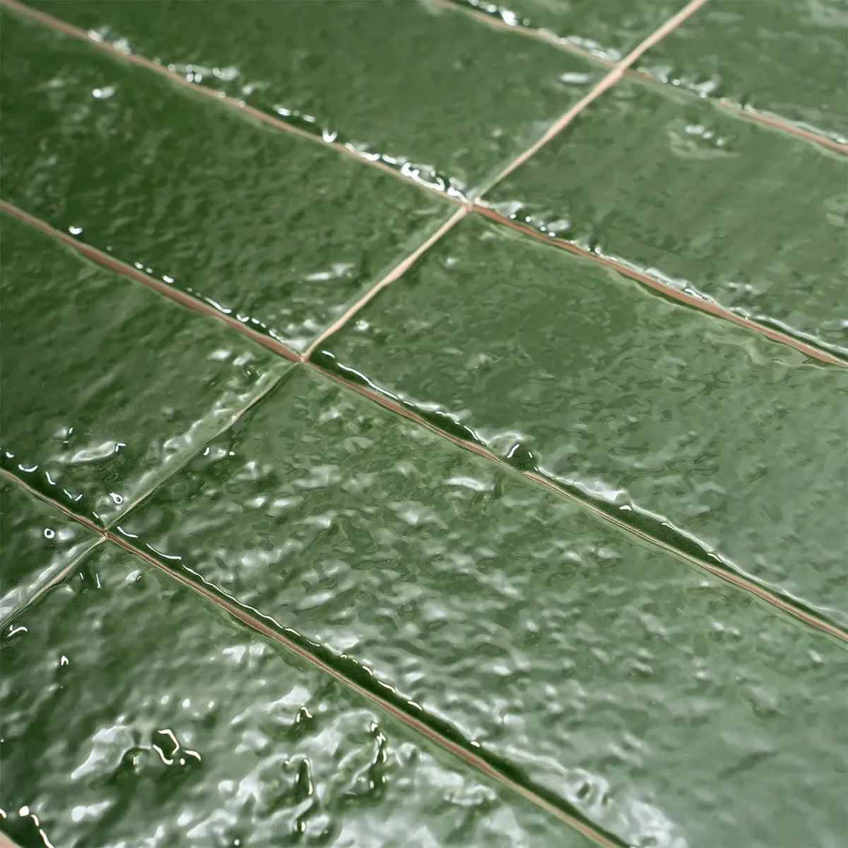 Colobric Green Brick 2x16 Ceramic Wall Tile | Tile Club