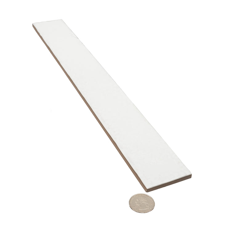 Colobric White Brick 2x16 Ceramic Wall Tile