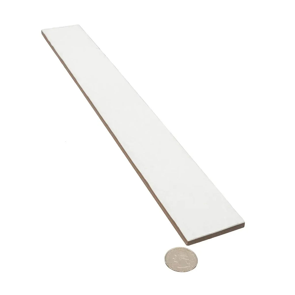 Colobric White Brick 2x16 Ceramic Wall Tile | Tile Club
