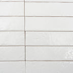 Colobric White Brick 2x16 Ceramic Wall Tile | Tile Club