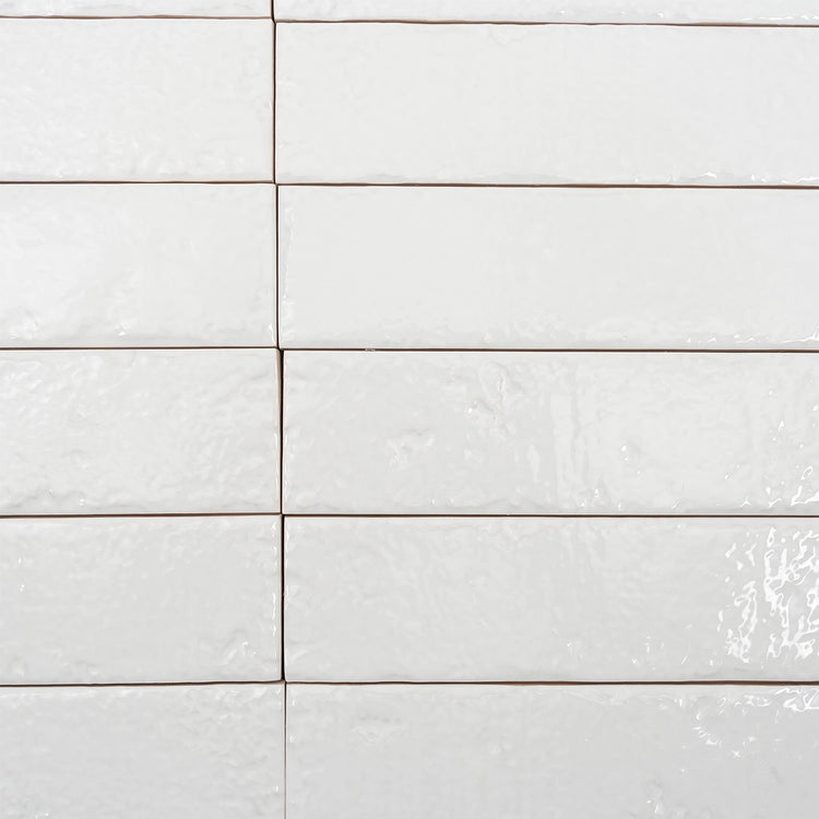 Colobric White Brick 2x16 Ceramic Wall Tile