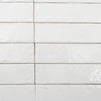 Colobric White Brick 2x16 Ceramic Wall Tile | Tile Club