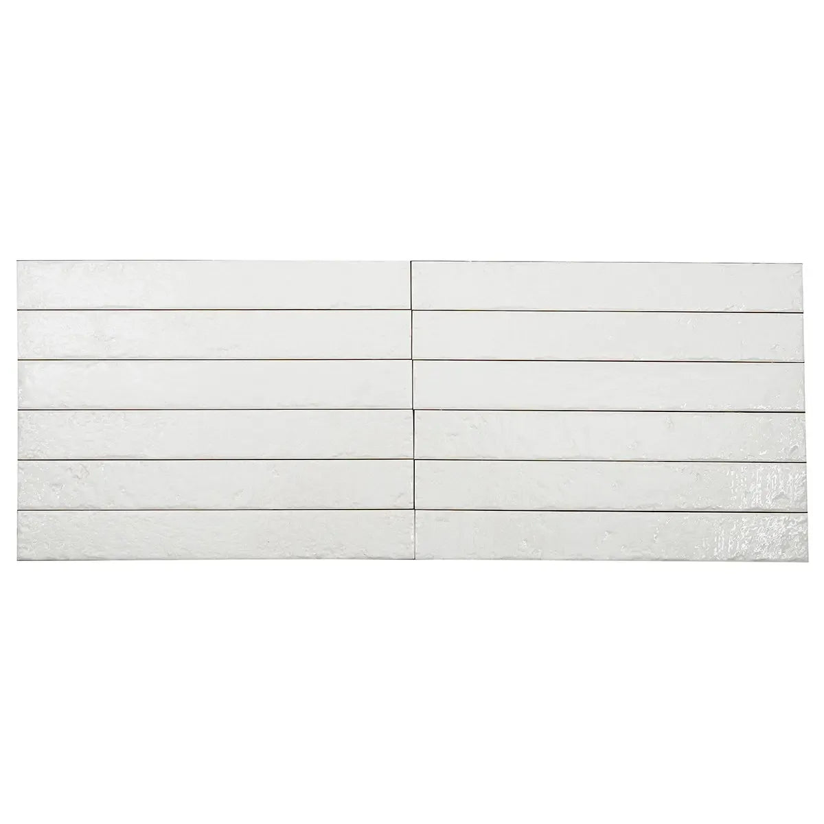 Colobric White Brick 2x16 Ceramic Wall Tile | Tile Club