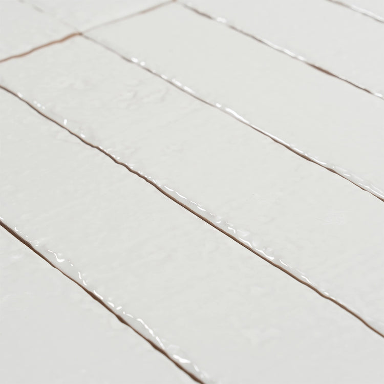 Colobric White Brick 2x16 Ceramic Wall Tile