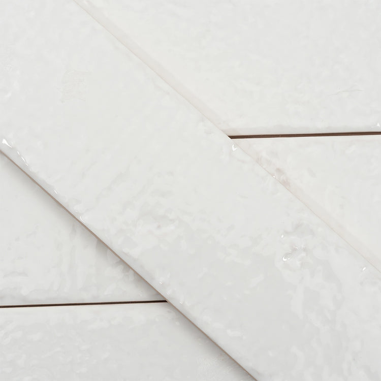 Colobric White Brick 2x16 Ceramic Wall Tile