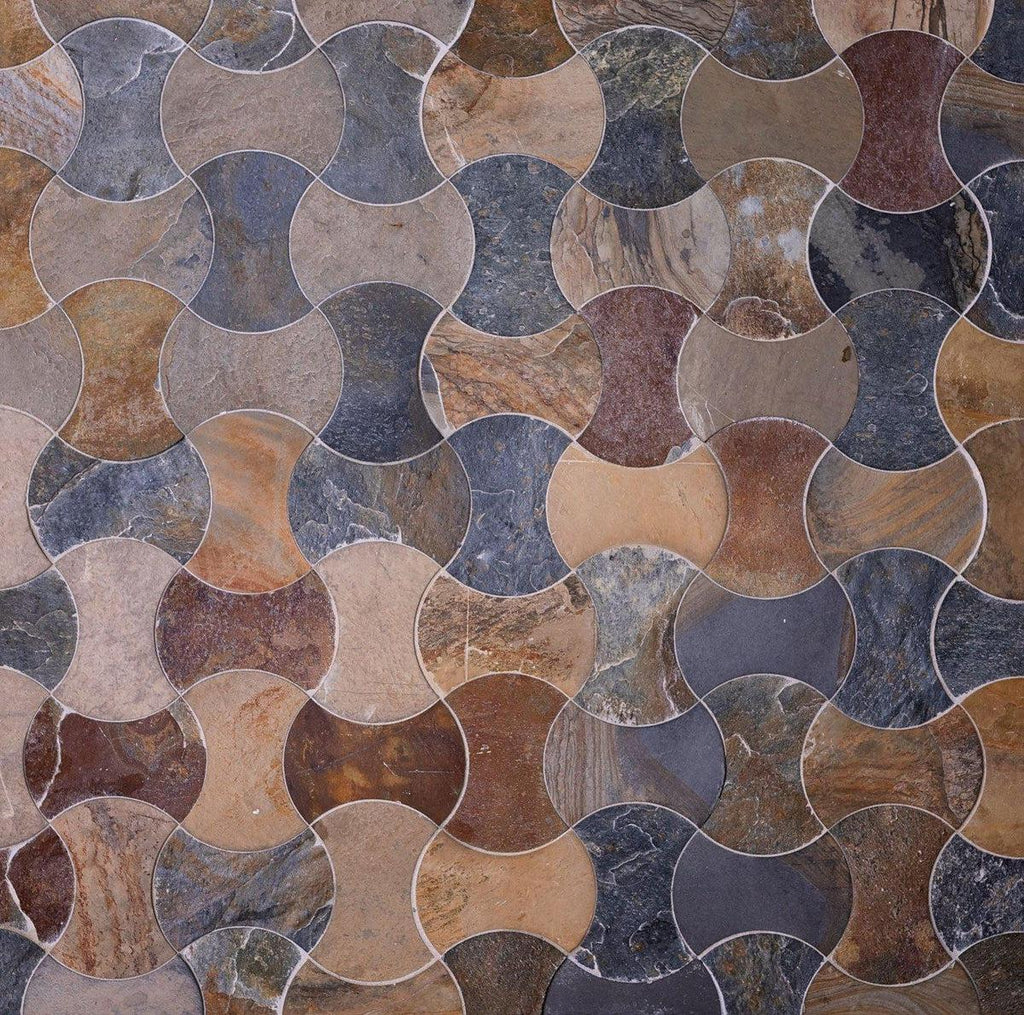 slate mosaic tile sheets