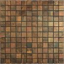 Copper square metal mosaic tile