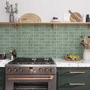 Corazza Tropical Green Shell and Terrazzo Subway Tile | Tile Club