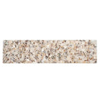 Corazza White Sand Shell and Terrazzo Subway Tile | Tile Club