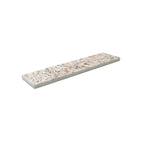 Corazza White Sand Shell and Terrazzo Subway Tile | Tile Club