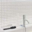 Creamy White Squares Glass Pool Tile | Tile Club